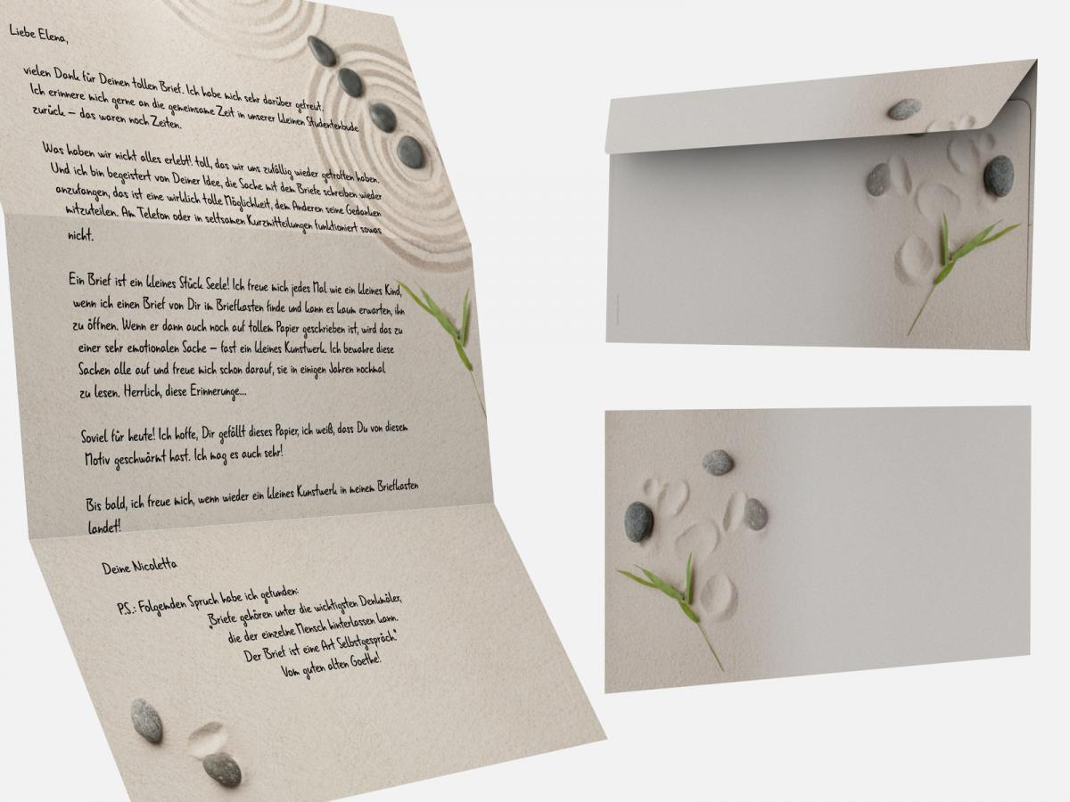 Stationery Calming Stones Writing paper